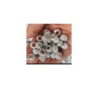 7mm hål Silverfärgad och Diamantliknande, glittrande ej justerbar håraccessoar 10st - Bild 3