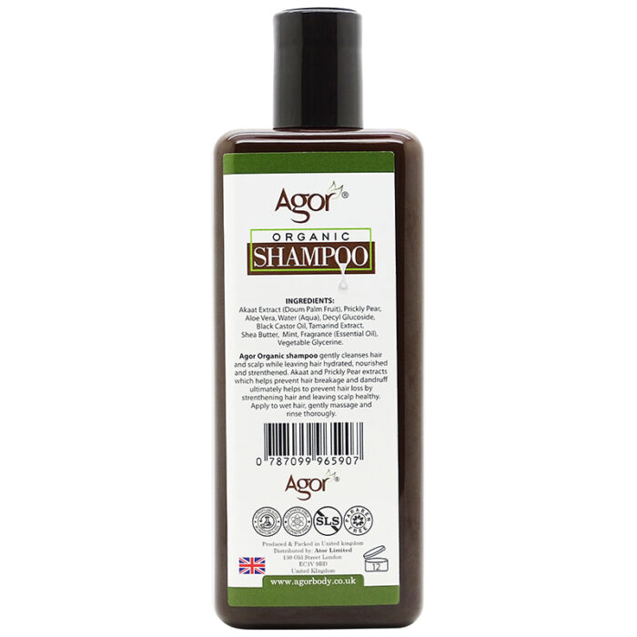 Agor  Strengthen Smooth and Shine Organic Shampoo 500ml - Bild 2