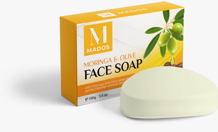 Mados Moringa & olive Face soap 100g - Bild 2