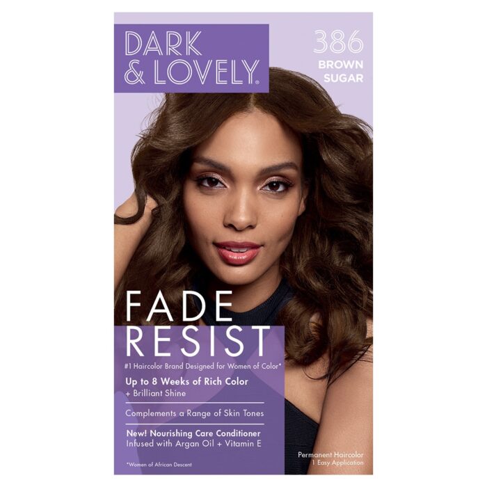 Dark And Lovely Fade Resist Brown Sugar Rich Conditioning Color 386 - Bild 2