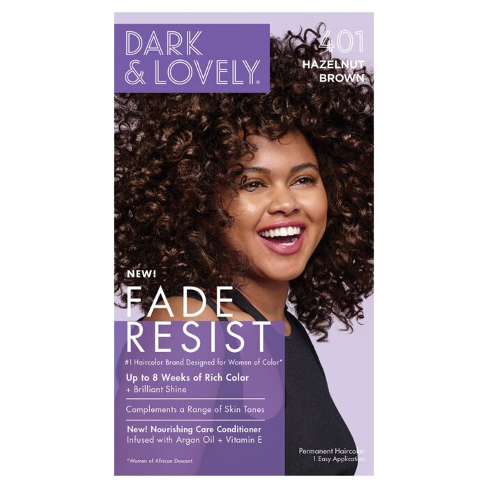 Dark and Lovely Fade Resist Hazelnut Brown Rich Conditioning Color - 401 - Bild 2