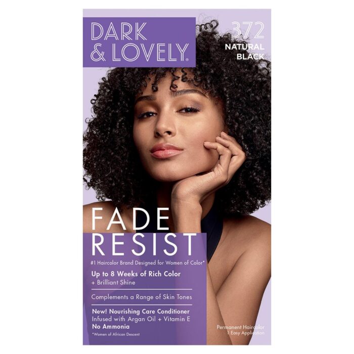 Dark and Lovely Fade resist Natural Black Rich Conditioning Hair Color - 372 - Bild 3
