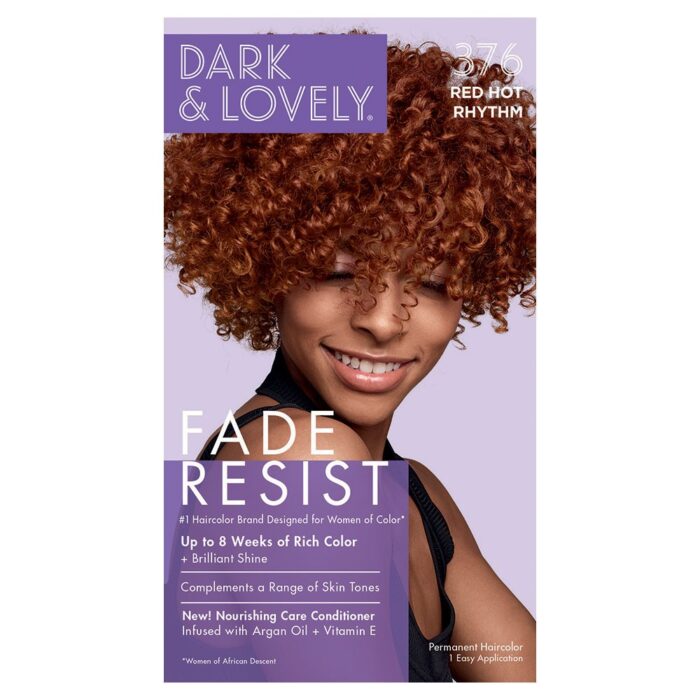Dark and Lovely Fade Resist Red Hot Rhythm Rich Conditioning Hair Color-376 - Bild 2