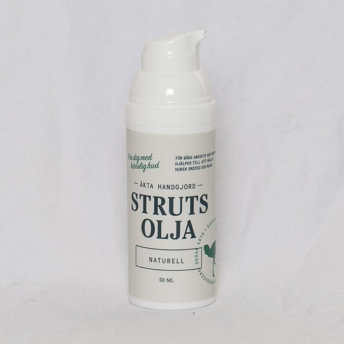 Sahlins Äkta Handgjord Strutsolja 50 ml Naturell - Bild 1